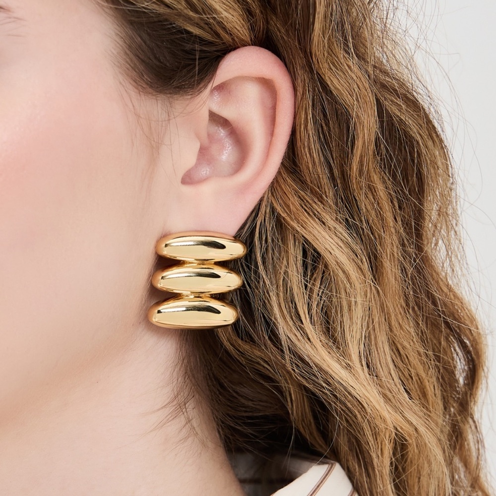 Luv AJ Milan bead stud earrings